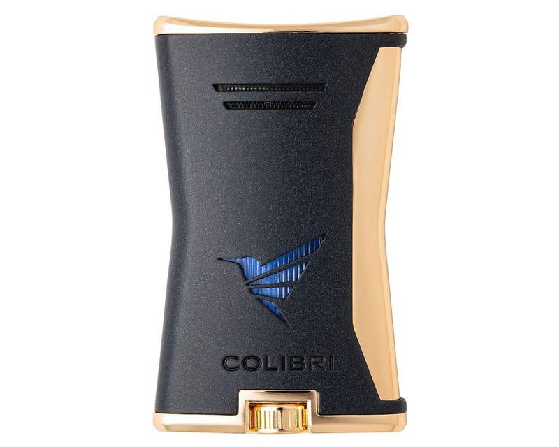 [LI225T3] Aansteker Colibri Slim Zwart/Goud