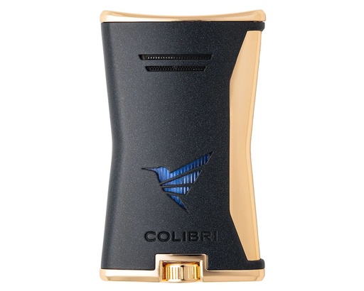 [LI225T3] Aansteker Colibri Slim Zwart/Goud