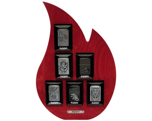 [2003601] Zippo Wooden Flame Display